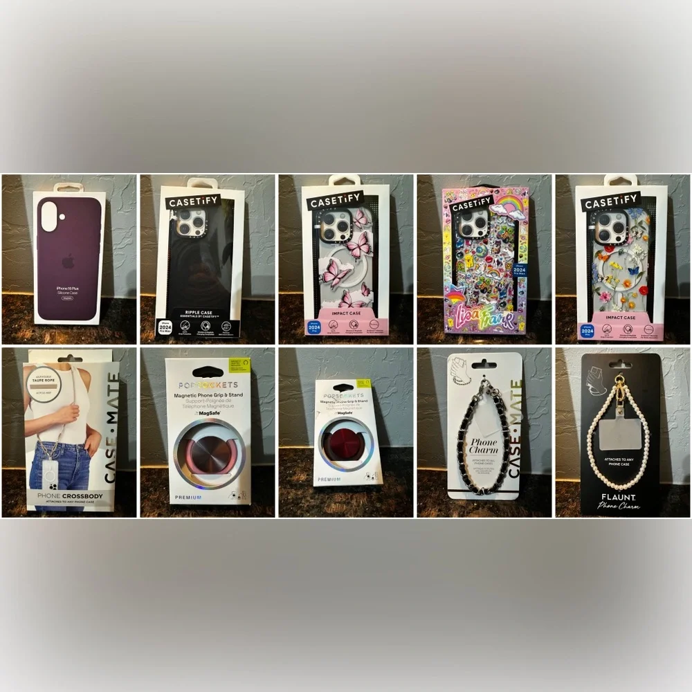 PopSocket Black and White Speckled Magnetic Phone Grip